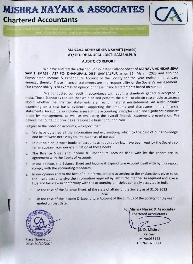 audit report 2022 23