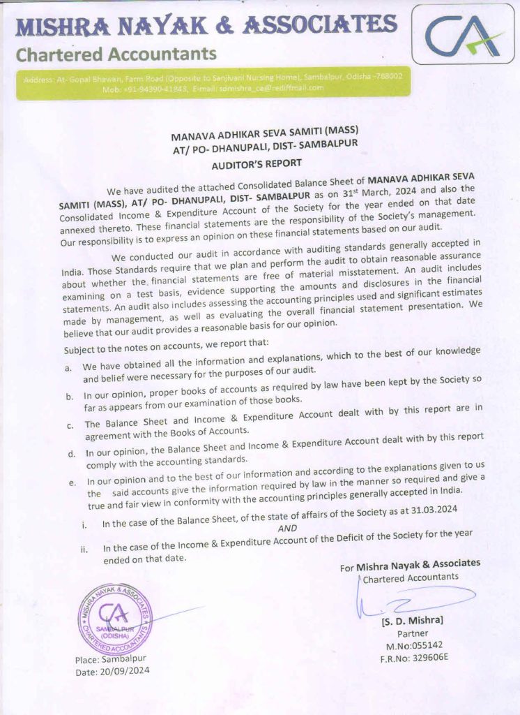audit report 2023 24
