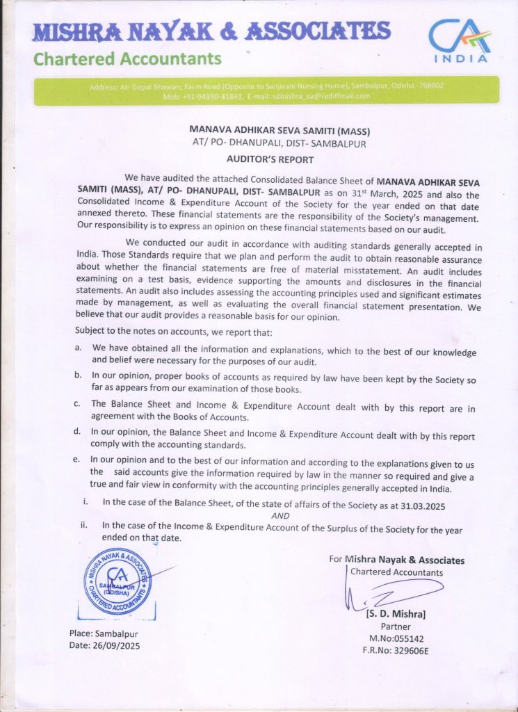 audit report 2024 25